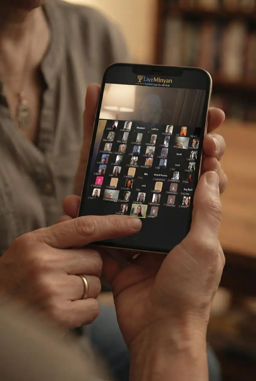 LiveMinyan app screenshot
